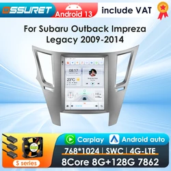 Radio Android 13 GPS y CarPlay para Subaru Impreza Legacy Outback