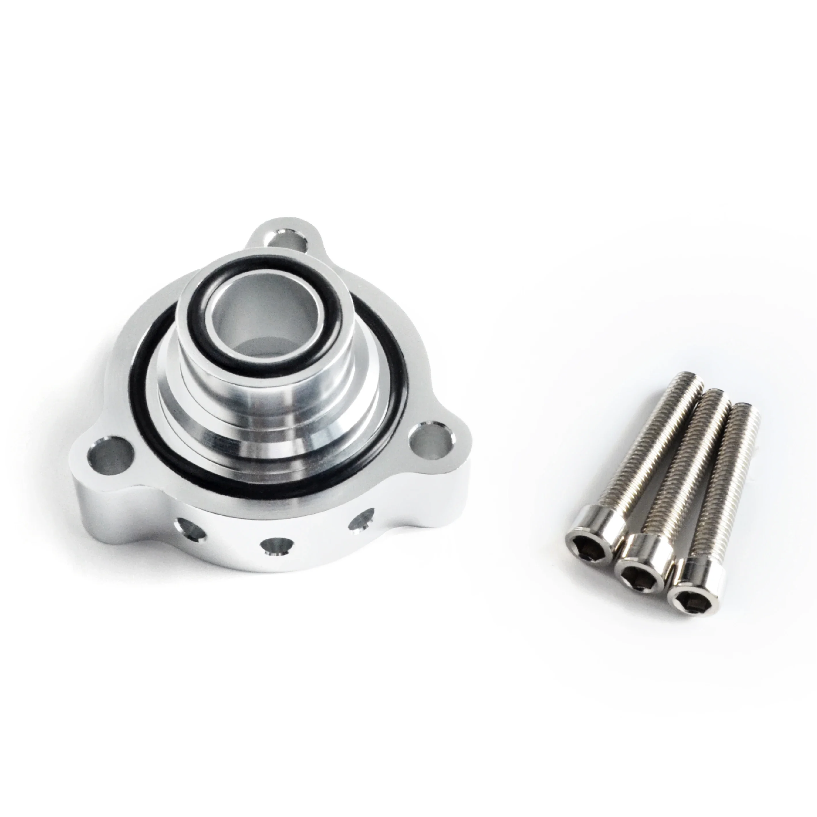 Adaptador BOV plateado atornillado para Peugeot/BMW/Mini Cooper S