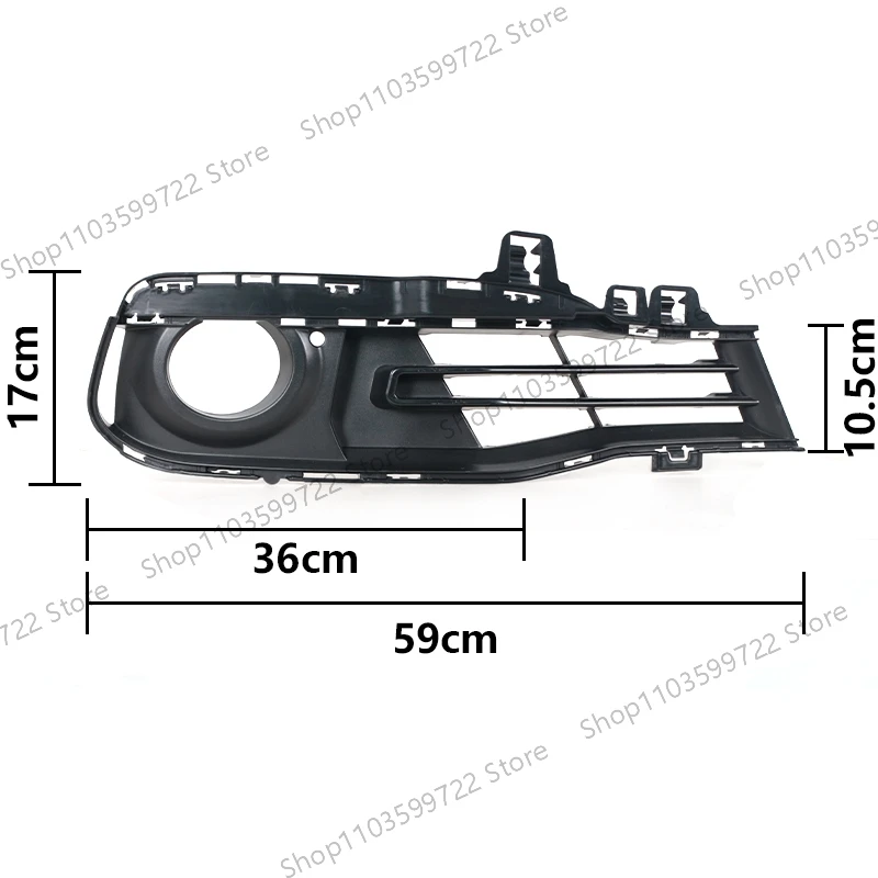 Rejilla antiniebla con marco para BMW Serie 3 F30 F31 340i 2016-2018 - imagen 3