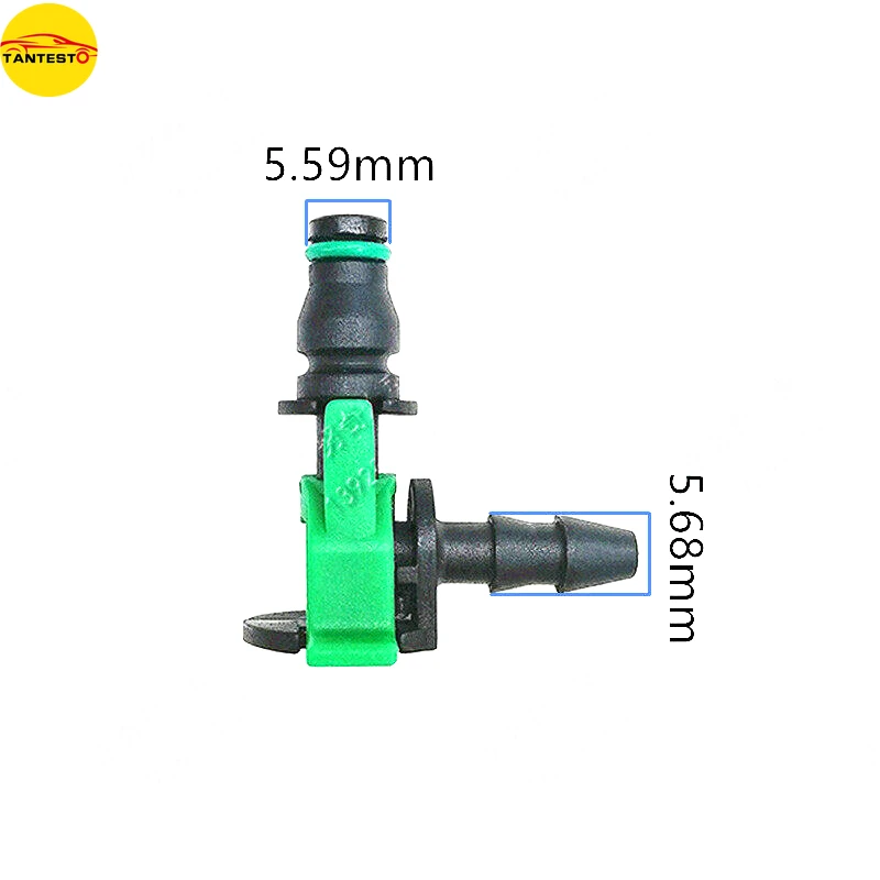 TANTESTO Conector de retorno de combustible en L para Ford Transit V348