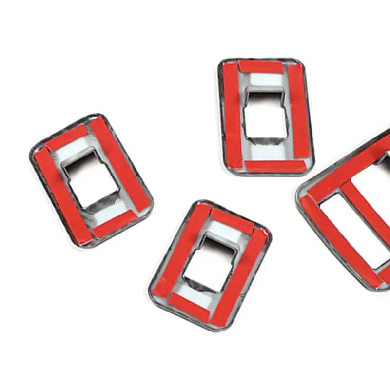 4 Uds. Accesorios para coche, cubierta de marco de interruptor de elevación de ventana Interior embellecedor para Land Rover Range Rover Sport RR Sport 2014 2015 2016 2017 - imagen 5