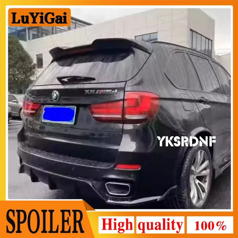 Alerón trasero BMW X5 F15 2014-2018 negro brillante efecto carbono