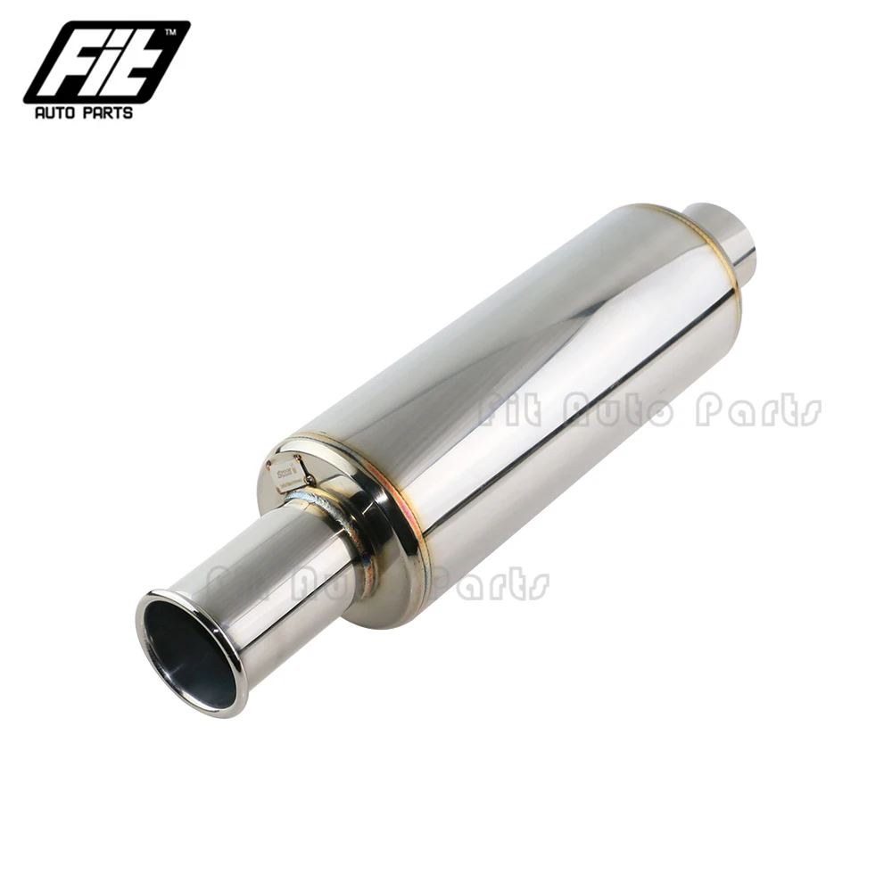 Silenciador escape universal 63mm – Resonador tubular coche