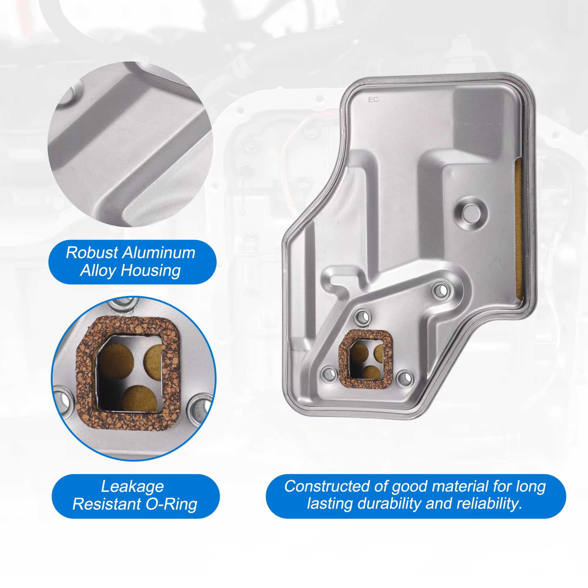 UXCELL-filtro de Fluido de Transmisión de coche F4A32-1, filtro de aceite para Mitsubishi Eclipse GST, GSX 2.0L L4 - Gas 1995 4632138010 - imagen 3