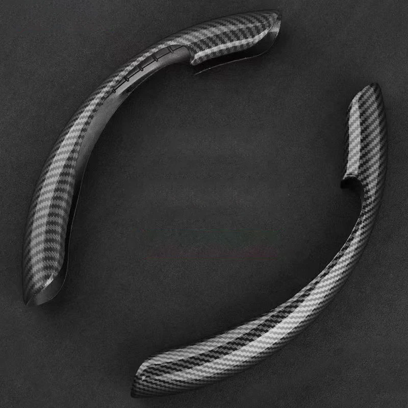 Protector antideslizante para volante de coche, gamuza de fibra de carbono, accesorios para Honda City Odyssey CIVIC CRV HRV Legend Jazz RR VTi Fi