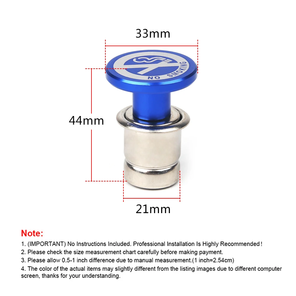 Encendedor de cigarrillos 12V para coche – aluminio anodizado - imagen 4