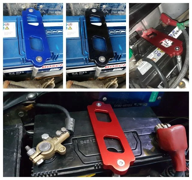 Kit sujeción batería ajustable aluminio para Honda Civic CRX S2000 - imagen 3