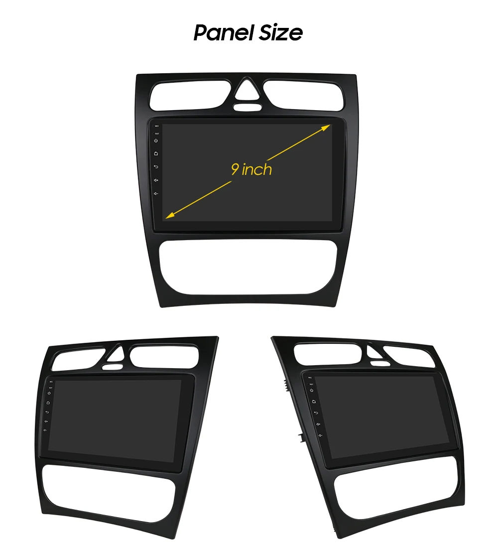 Hizpo Radio GPS Android 2Din para Mercedes Clase C CLK W203 W209 - imagen 5