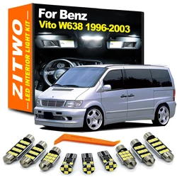 Bombillas LED ZITWO Mercedes Benz Vito W638 – Kit luz interior cúpula mapa