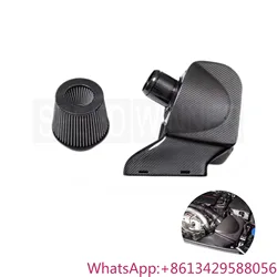 Sistema de admisión de aire SpeedWinner, Kit de admisión de fibra de carbono 100% seca, fuelle frío para Mercedes BENZ AMG A35 W177 A35L CLA35 M260 2,0 T