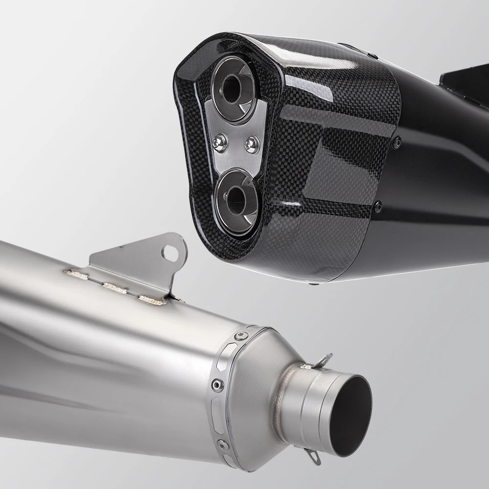 Silencioso de escape racing Pro-1 doble salida para Yamaha R3/R25 - imagen 3