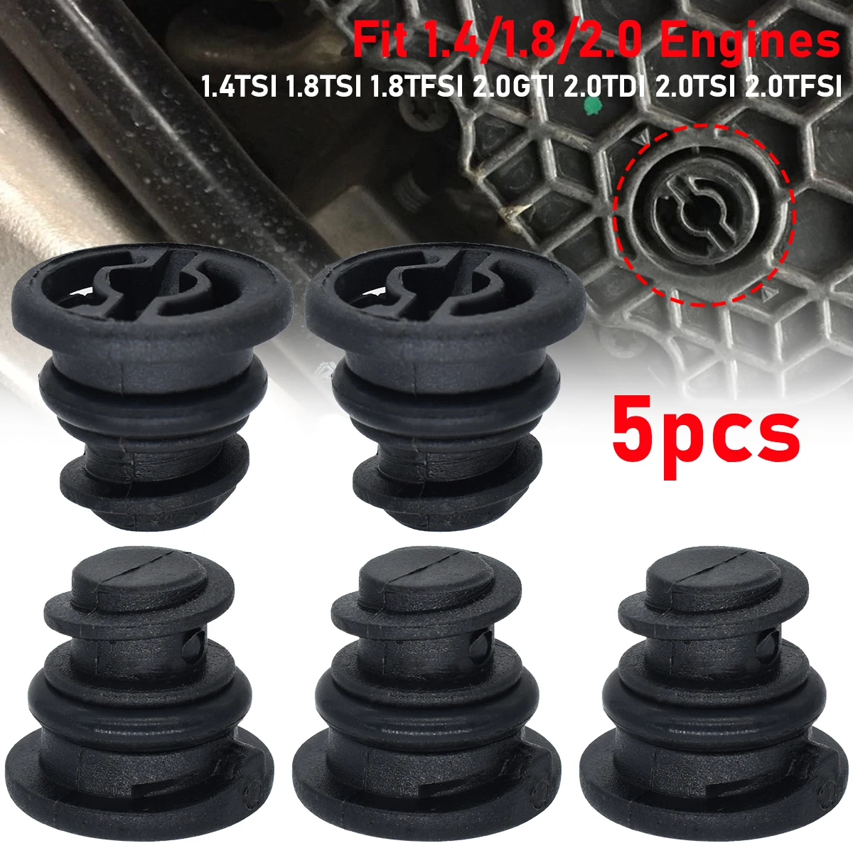 Tapón de cárter 06L103801 para Audi, SEAT y VW 1.8/2.0 TSI/TFSI