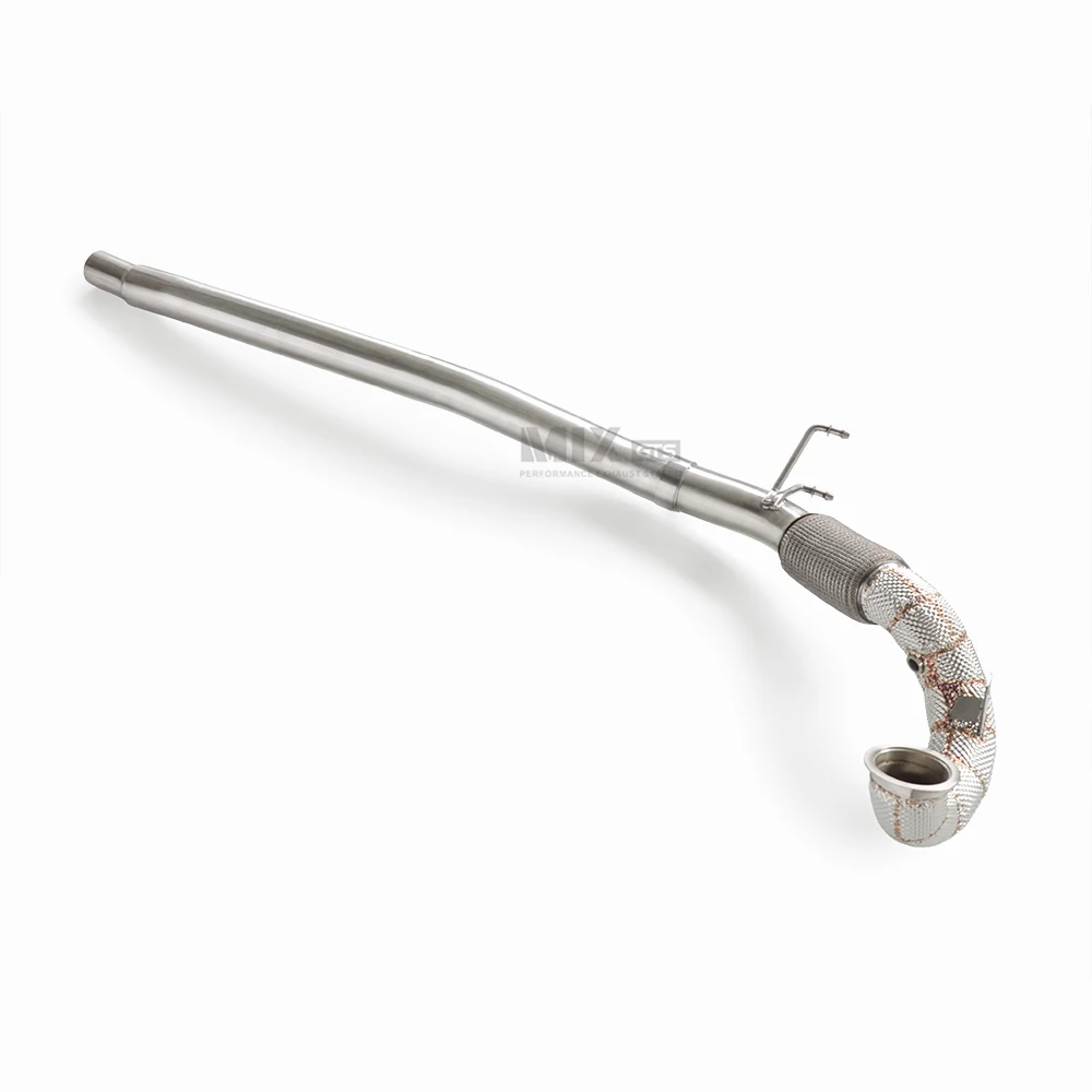 Tubo de escape inoxidable ALOSI de rendimiento – VW Golf 7R 2.0 TSI - imagen 3