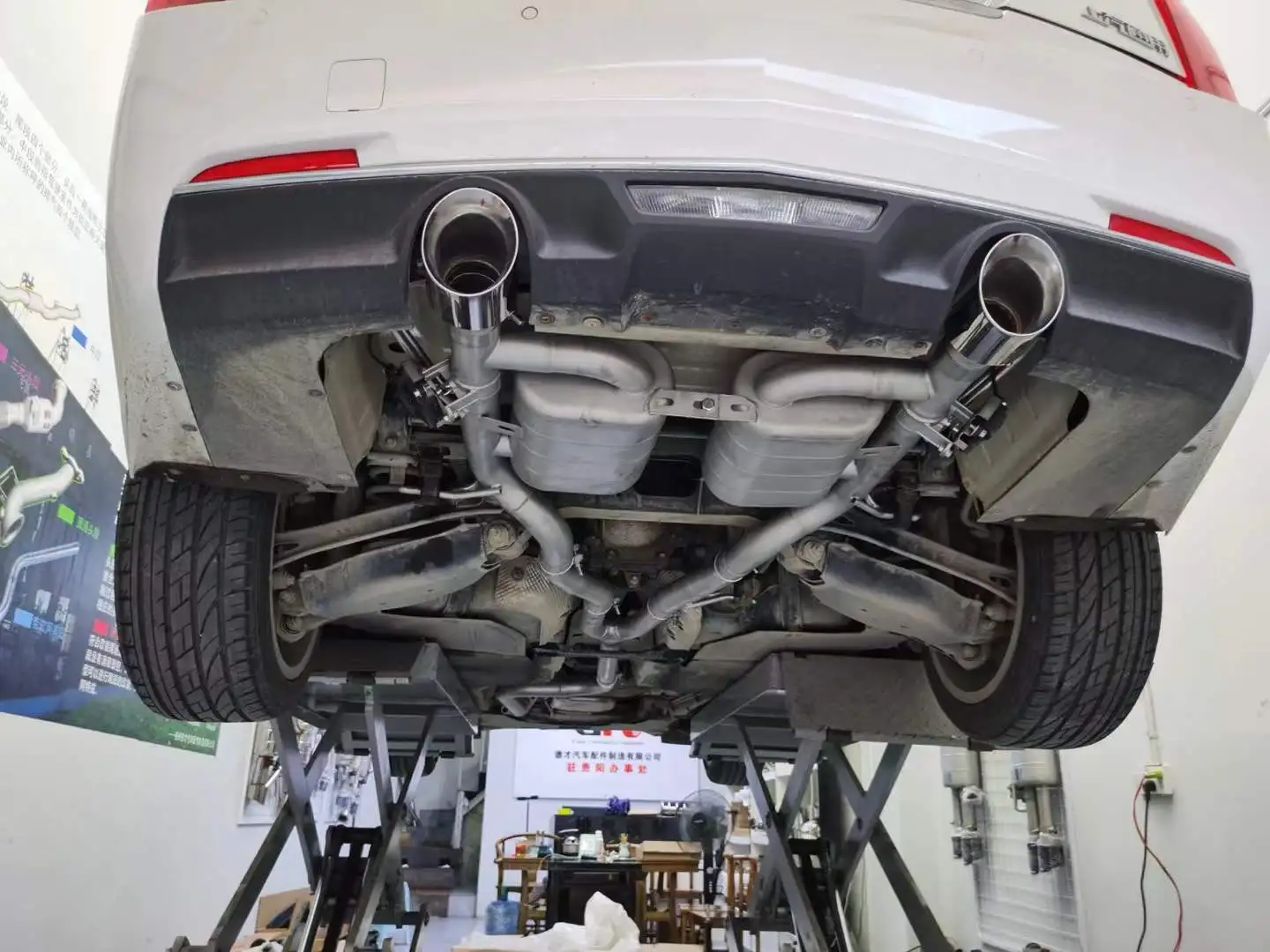 Escape GFC Catback acero inoxidable para Cadillac ATS 2.0T 15+ - imagen 4