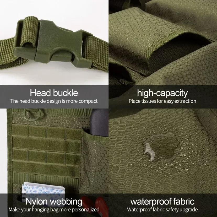 Organizador bolsa trasero universal – Asa para asiento coche - imagen 5