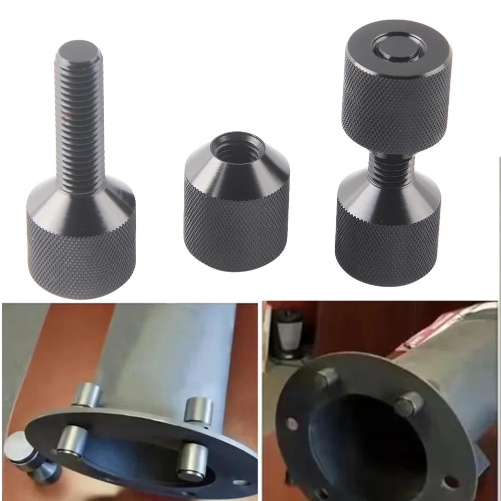 Pasador alineación 1-1/8" 2 orificios Aluminum 6061 negro anodizado - imagen 4