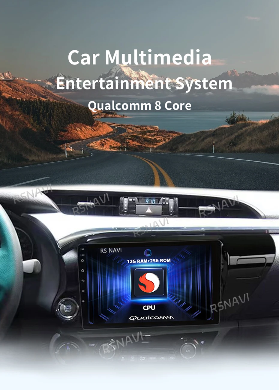 Accesorios y conexiones de la radio para Toyota Hilux