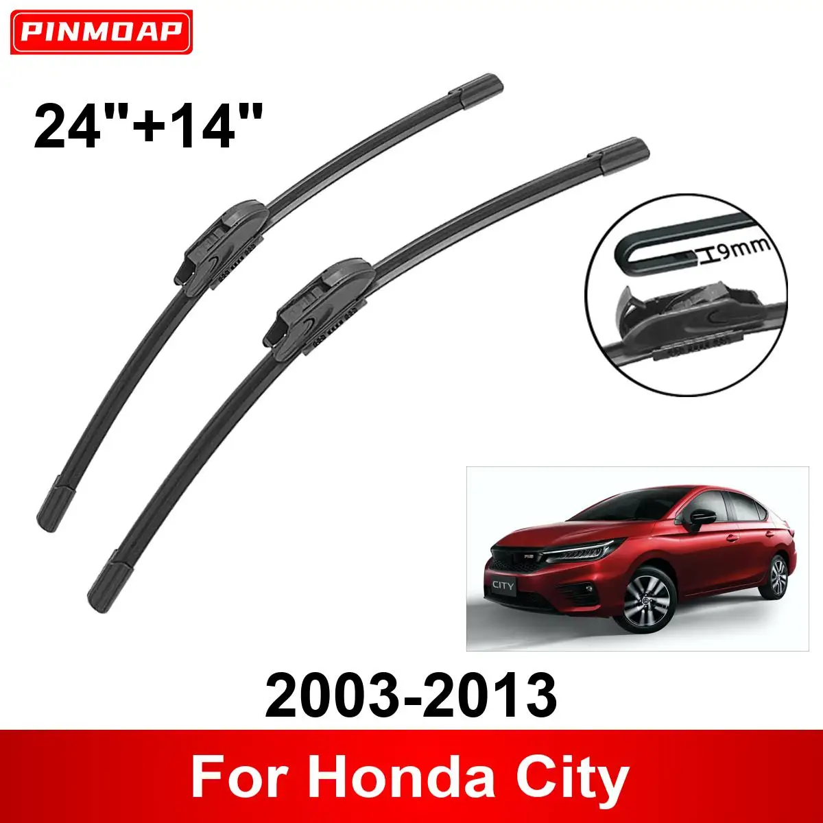 Escobillas limpiaparabrisas para Honda City 2003-2013