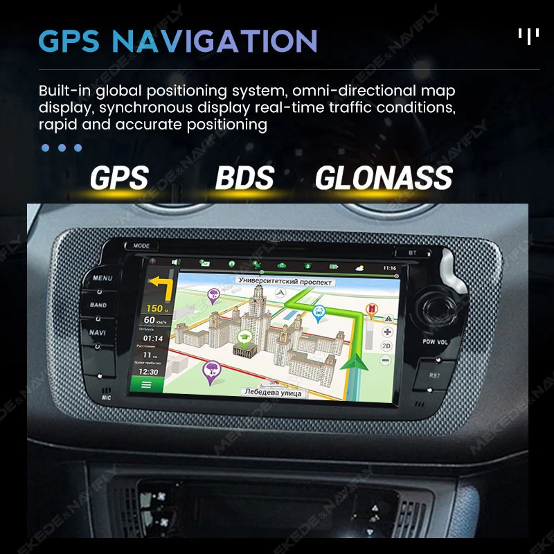 Radio Android MEKEDE con CarPlay inalámbrico para Seat Ibiza 6J - imagen 5