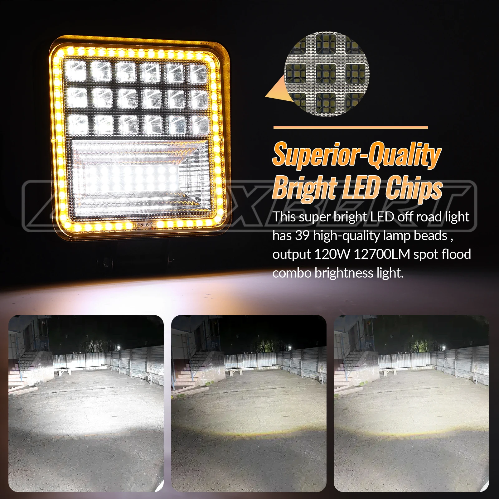 Barra de luz LED todoterreno 12V/24V coche camión barco - imagen 2