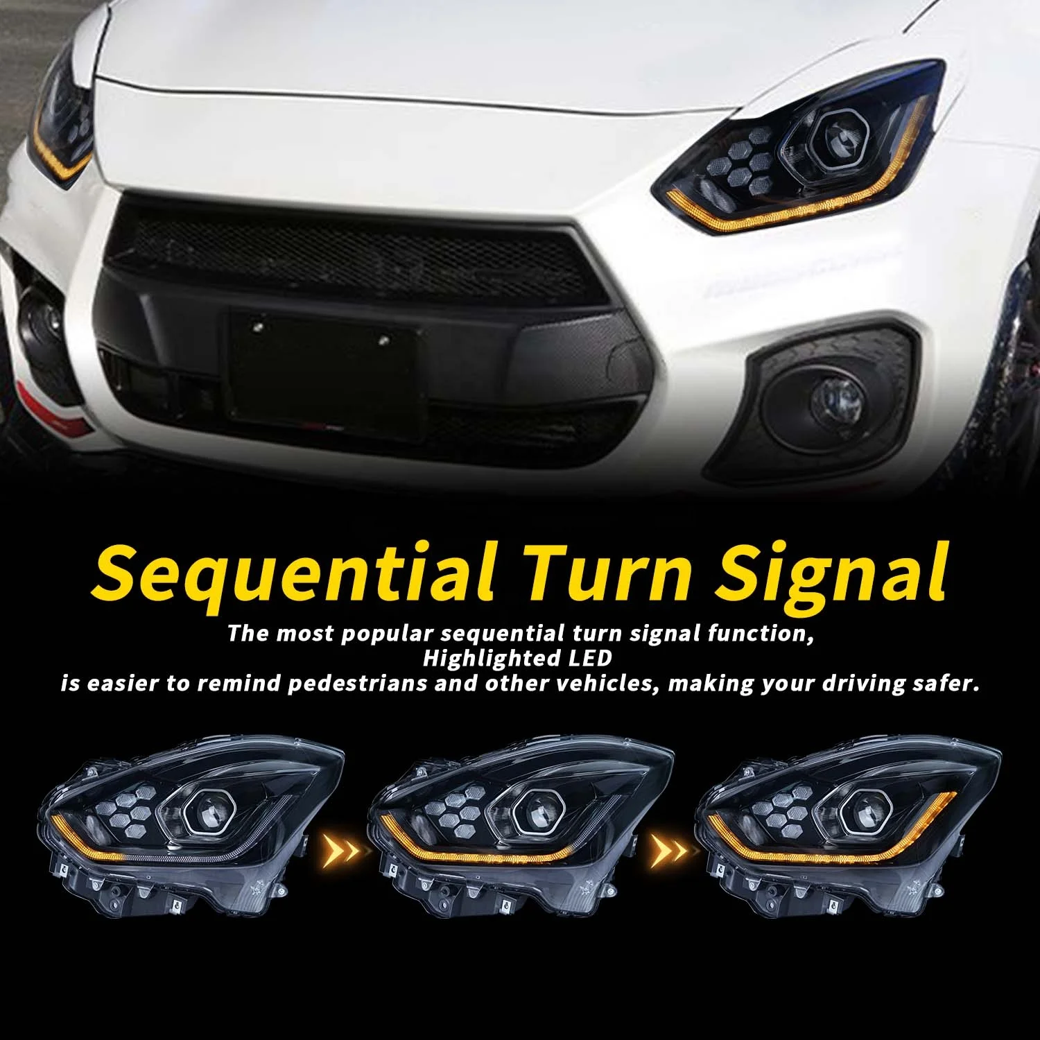 Faro LED Archaic Modify con DRL secuencial – Suzuki Swift 2017-2021 - imagen 4