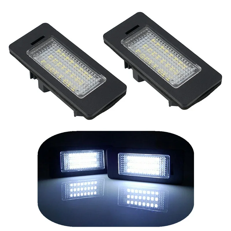 Luces LED matrícula 24 diodos blanco sin errores para BMW Serie 1 3 5