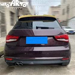 Labio alerón trasero ABS negro brillante Audi A1 8X Sportback