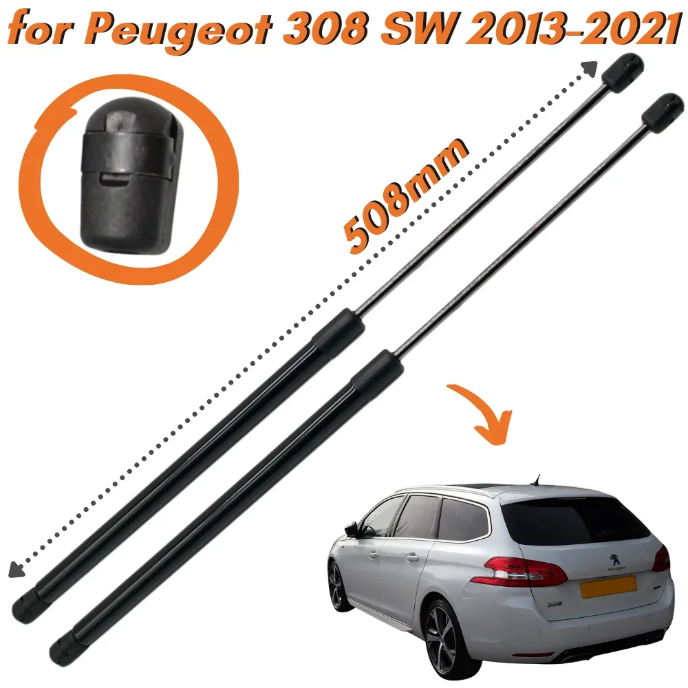 **Qty(2) Trunk Struts for Peugeot 308 SW Estate 2013-2021 9800377380 Lift Supports Gas Springs Tailgate Rear Boot Shock Absorbers**