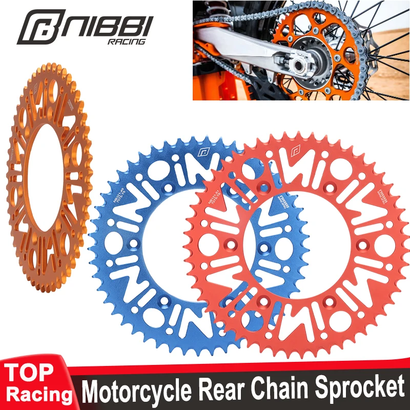 NIBBI piñón de cadena trasero aluminio – KTM EXC SX MXC Honda CRF