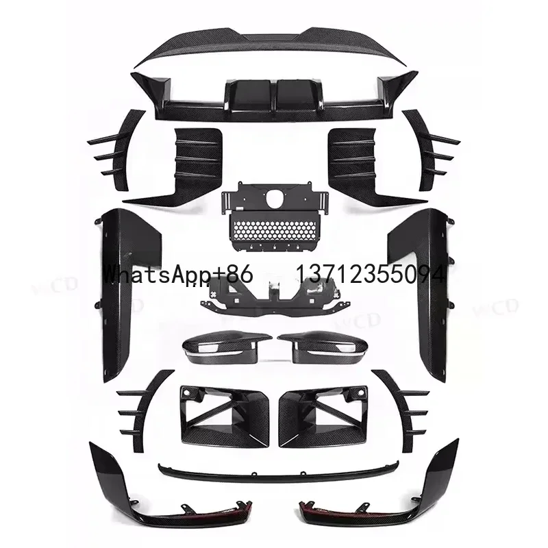 Body kit M Performance carbono seco BMW M2 G87 - imagen 2