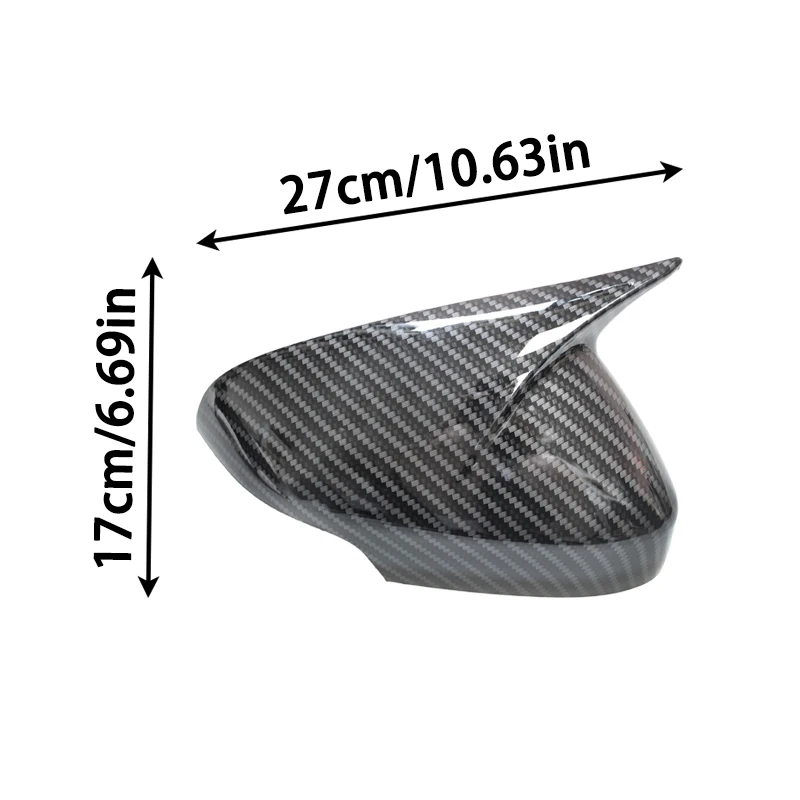 Tapa espejo retrovisor Volvo fibra de carbono estilo M C30 C70 S40 - imagen 3