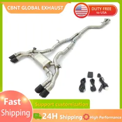 Escape catback Valvetronic CBNT para BMW X3M F97 y X4M F98 3.0T