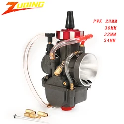 Carburador PWK redondo 28-34mm para Pit Dirt Bike 150-400cc motocross