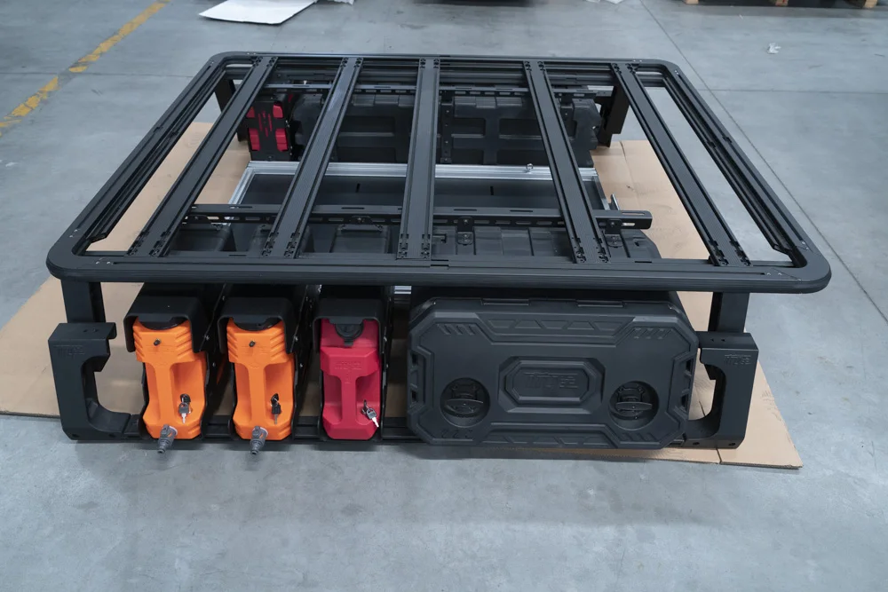 Barra antivuelco de aluminio para camioneta 4x4 con sistema de carga - imagen 4