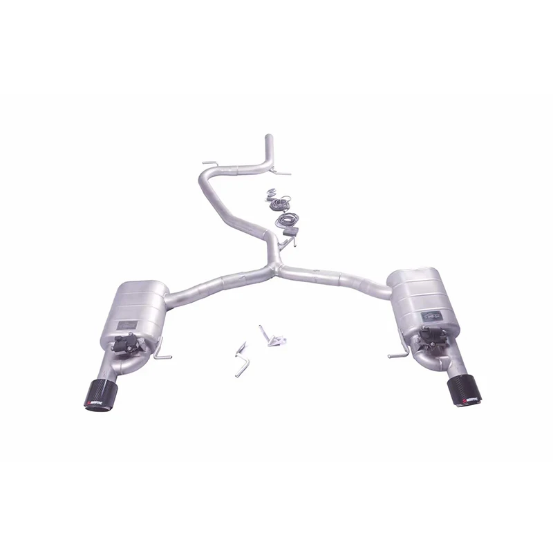 GFC escape catback Audi A5 B8 2,0 T 09-19 acero inoxidable válvula