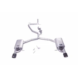 GFC escape catback Audi A5 B8 2,0 T 09-19 acero inoxidable válvula