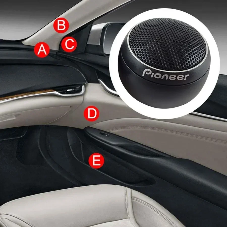 Altavoces para coche 300 W con tweeter de cúpula de seda - imagen 5