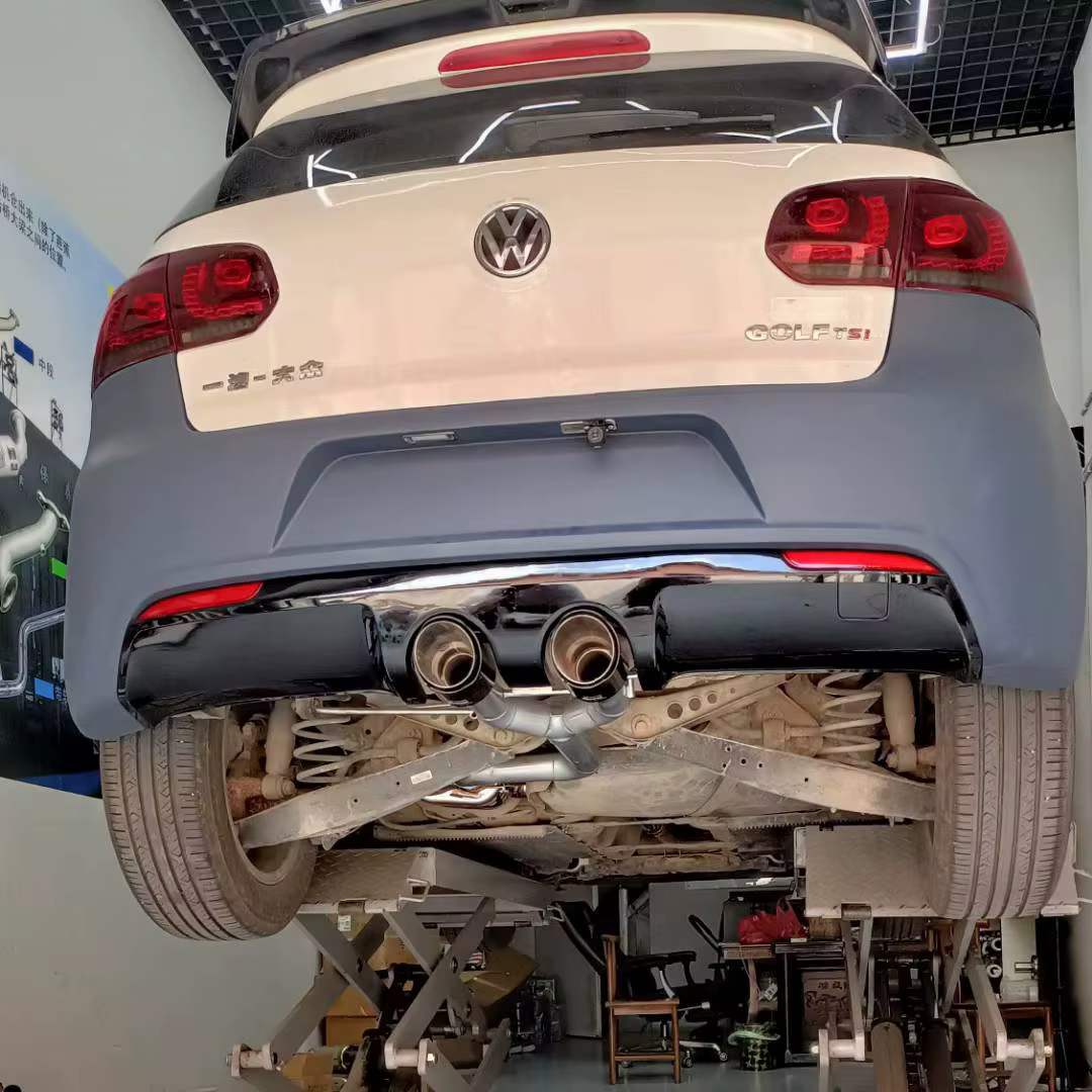 Escape Catback inox 304, dos salidas, Golf 6 1.4 T R20 - imagen 3