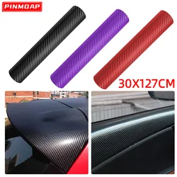 Vinilo fibra de carbono 3D impermeable para interior coche
