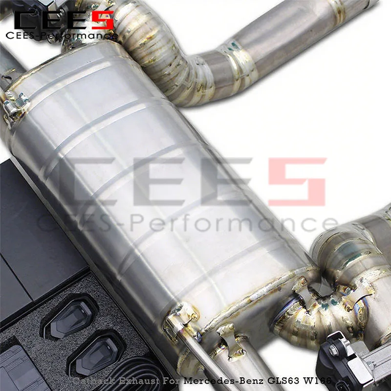 Escape Catback CEES para Mercedes GLS63 AMG W166 5.5 V8 Biturbo 2015-2019 - imagen 4