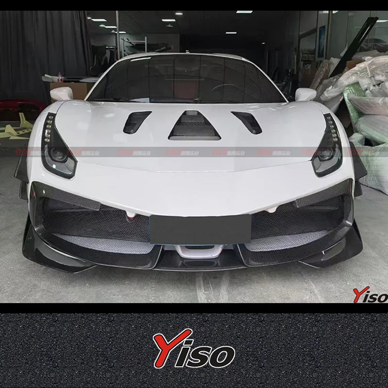 Kit de carrocería en fibra de carbono seca para Ferrari 488 EVO - imagen 2