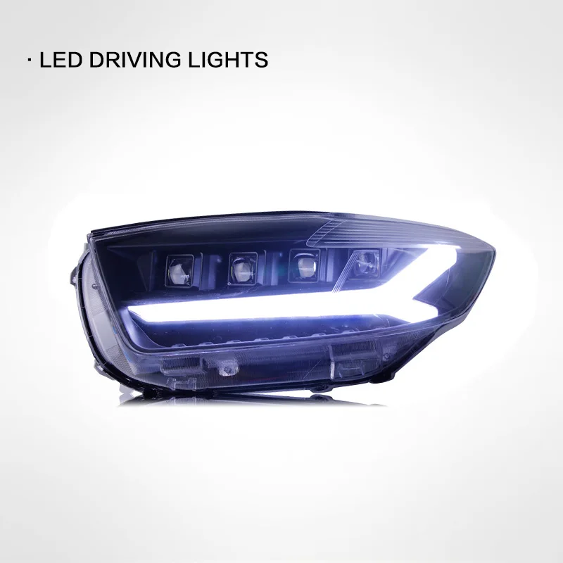 Faros LED Sewiyolin Toyota Highlander 2007-2011 antiniebla DRL - imagen 2