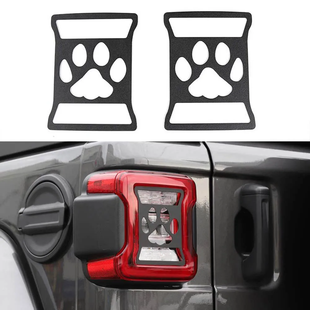 Protector de luz trasera metálico para Jeep Wrangler JL 2018-2023 - imagen 2
