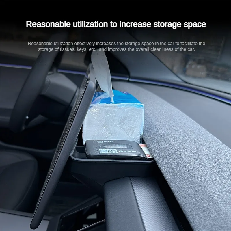 Organizador de tablero de silicona para Tesla Model 3 Highland 2024 - imagen 3