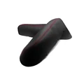 Black with red line