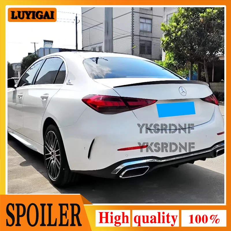 Alerón trasero para mercedes-benz Clase C W206 C200 C260 C300 C43 C63 AMG 2022 2023 2024, embellecedor de alerón trasero para maletero