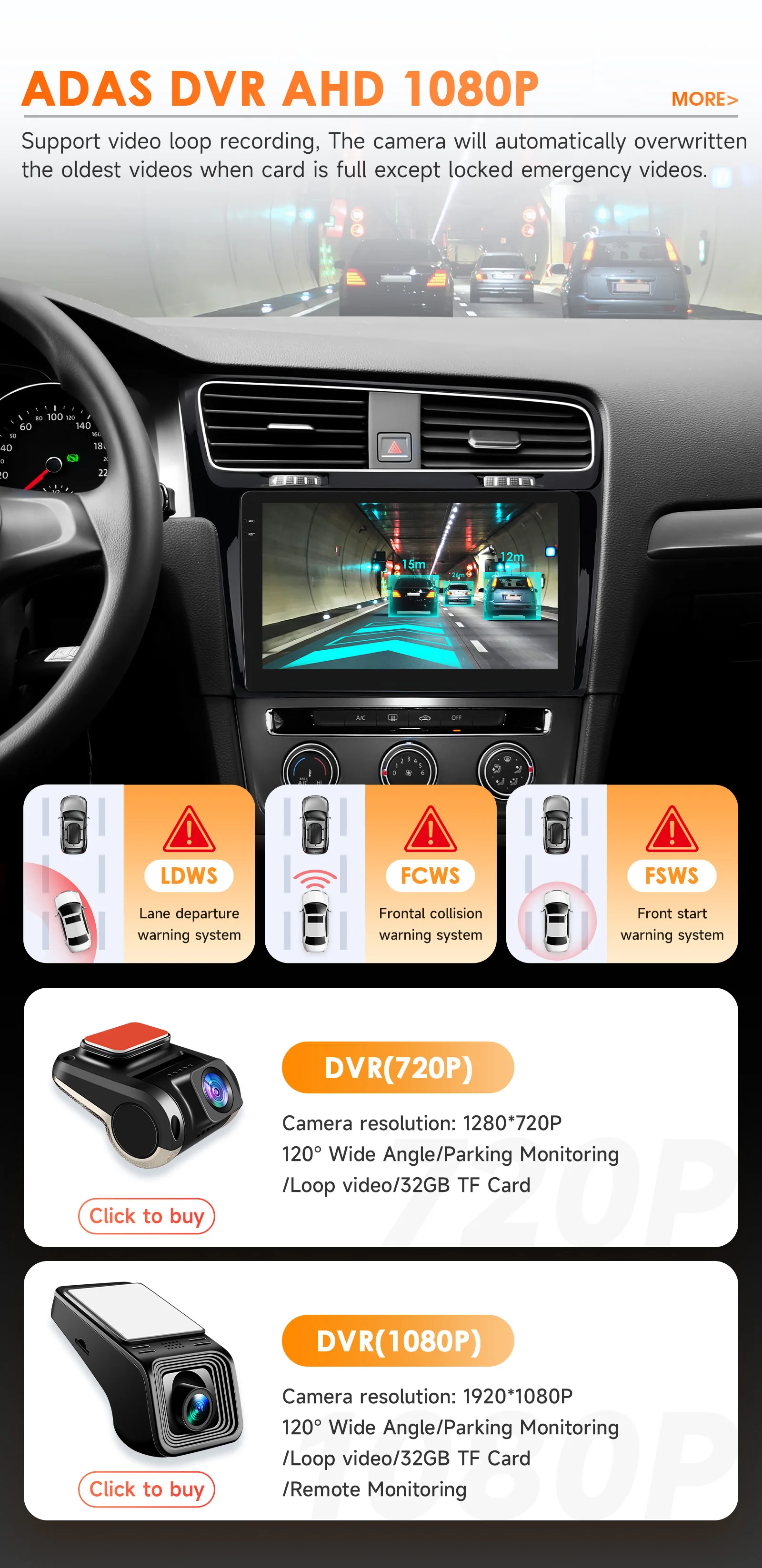Hizpo Autoradio 2Din Android Auto CarPlay GPS VW Golf 7 2013-2017 - imagen 5