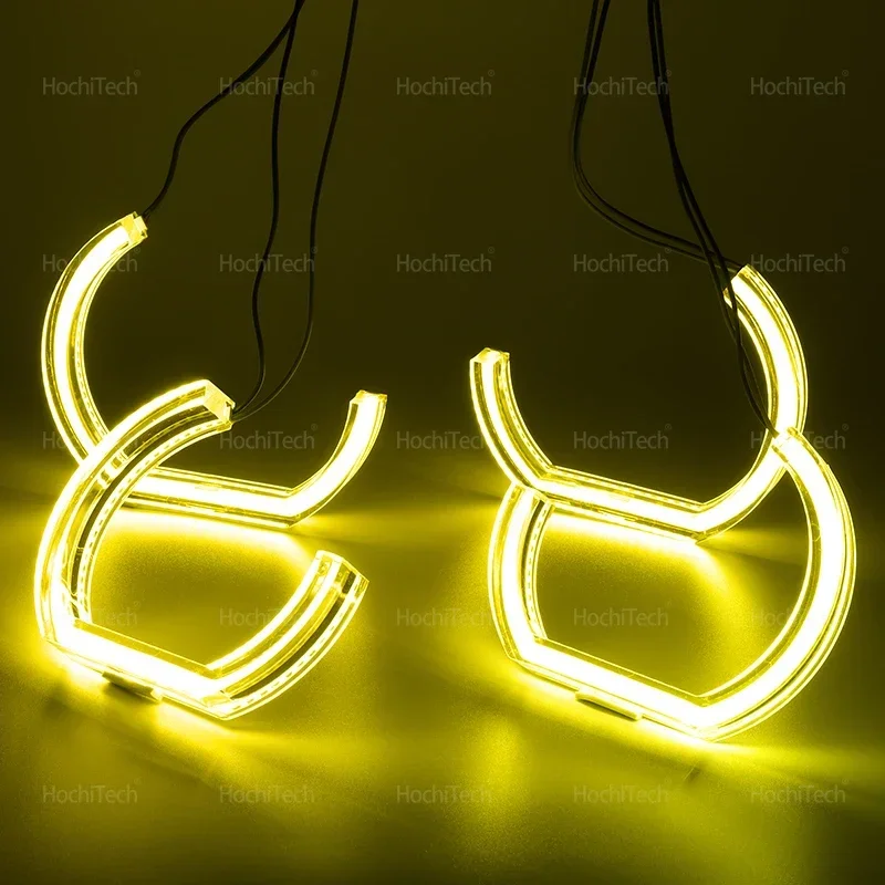 Kit anillos LED CSL amarillo limón BMW Serie 1 E81 E87 E88 - imagen 5