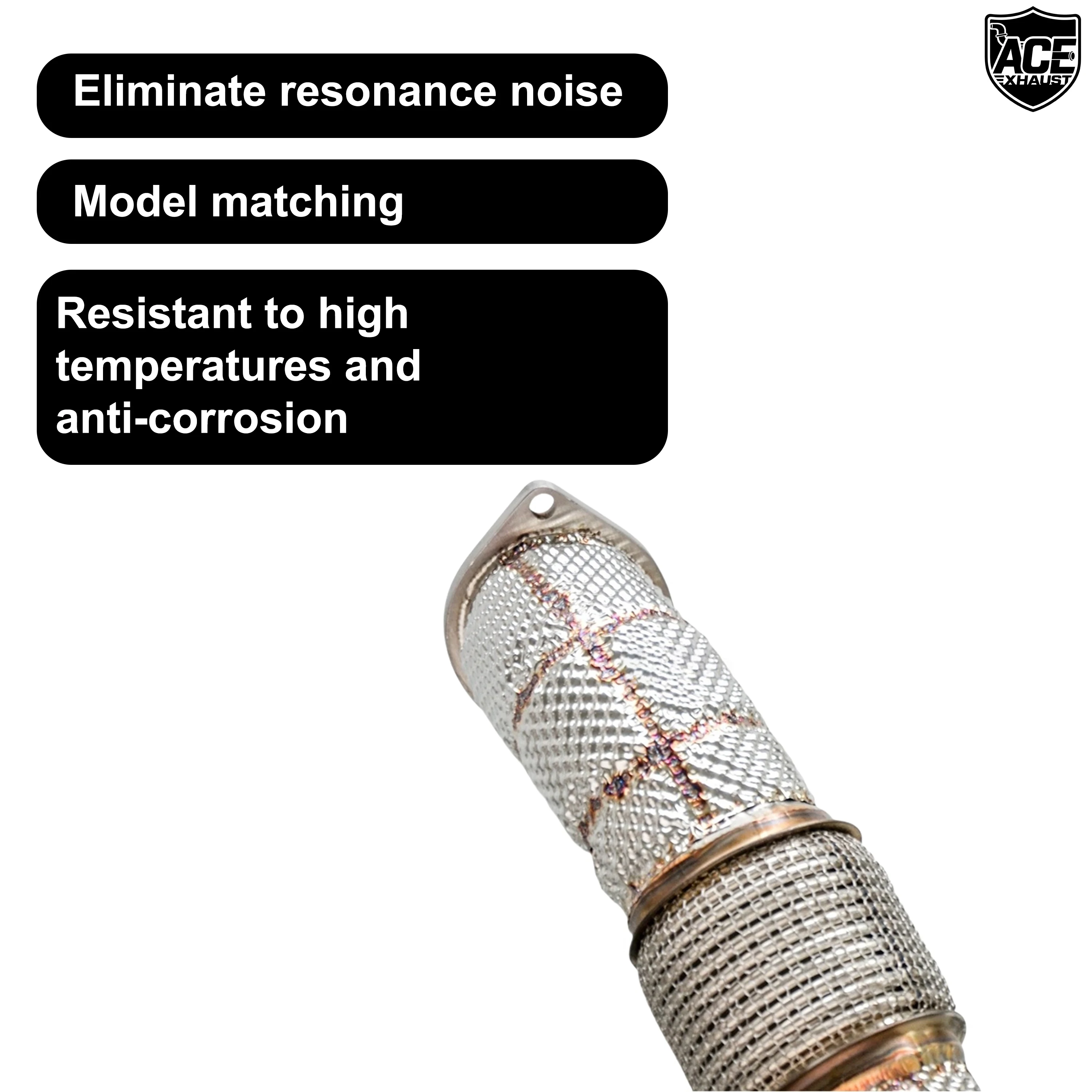 ACE para BMW M850i B8 G14 G15 G16 4.4T Tubo de escape de acero inoxidable de alto rendimiento con convertidor catalítico - imagen 5