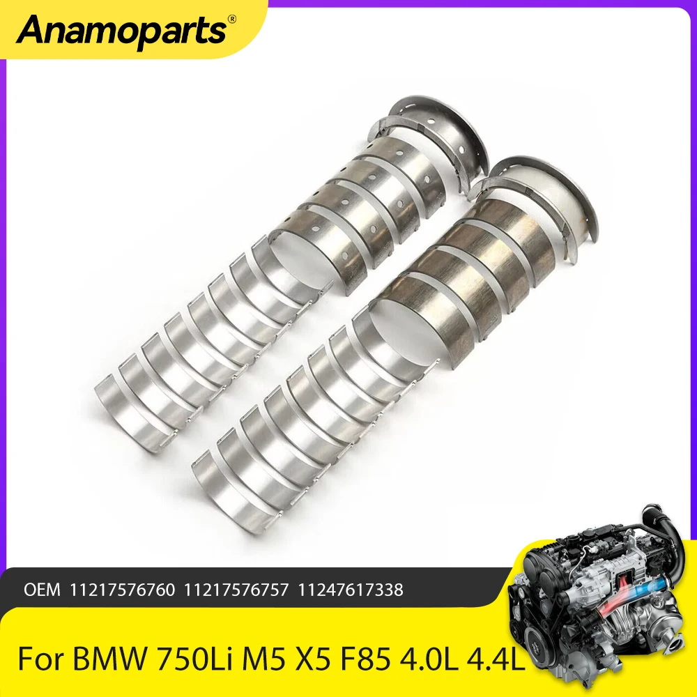 Juego cojinetes biela principal BMW N63 S63 4.0 4.4L – 750Li X5 X6 M